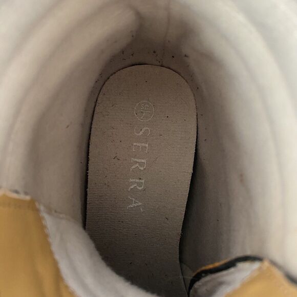 Serra Womens Boots‎ Genuine Cow Suede Leather Brown Sz 7 Urban Chic Lugged Lexie - Picture 12 of 12